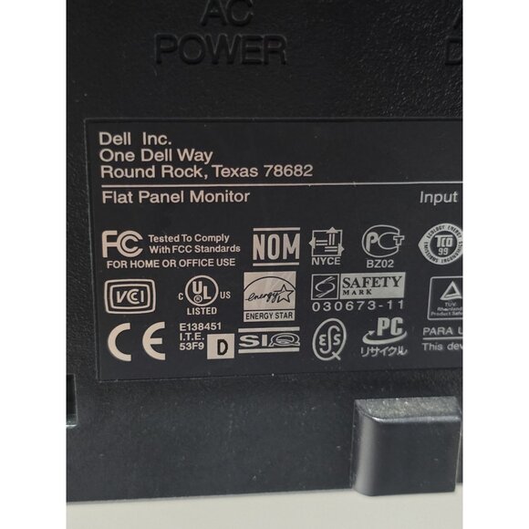 Dell 1703FPt 17" LCD Flat Panel Monitor with Stand and Power Cord - Picture 15 of 16